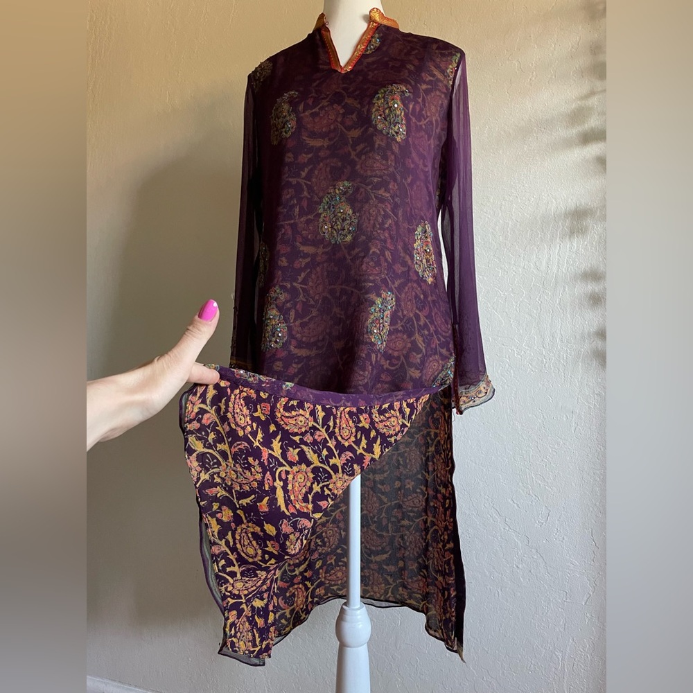 Silk Indian tunic - Picture 11 of 14
